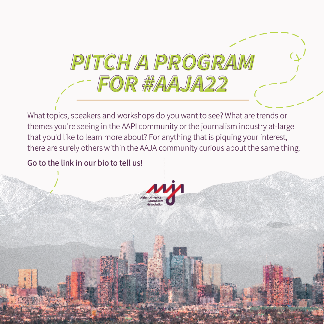 Pitch A Program For #AAJA21