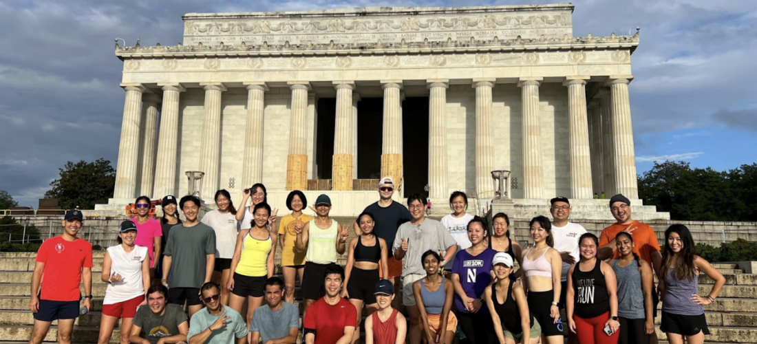 DC morning fun run. Photo: AAJA DC Chapter